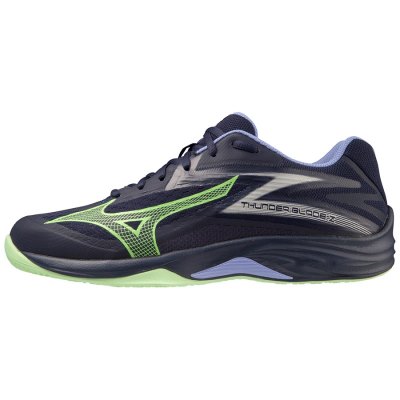 Zapatillas Para Voleibol Mizuno Thunder Blade Z Hombre Azules Oscuro / Verdes / Morados - Chile M08
